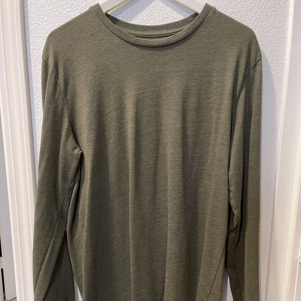 MUNICIPAL Army/grey Armband long sleeve Tee